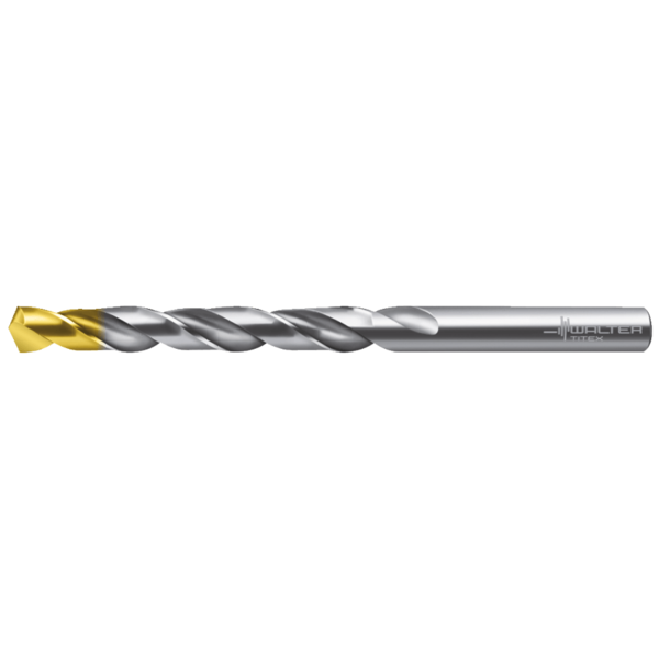 Walter Jobber Drills, 0.1378 inch diameter, 8 xDc, HSS, no coolant exit, for DA110-08-03.500U0-WZ90AJ